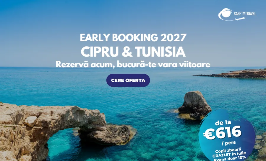 Early Booking 2027 Cipru și Tunisia - Sigur Asigur